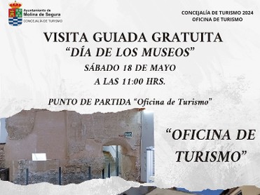 VISITA GUIADA GRATUITA  DA DE LOS MUSEOS. DIA 18 DE MAYO. 11 HORAS