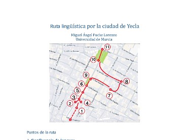 RUTA LINGSTICA DE YECLA