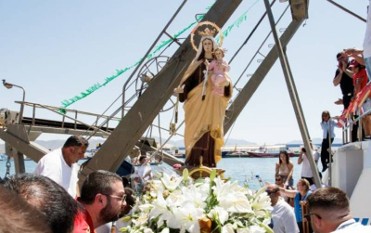 July 10 to 16 annual Fiestas of the Virgen del Carmen in puerto de mazarron