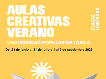 AULAS CREATIVAS EN VERANO UNIVERSIDAD POPULAR 2025
