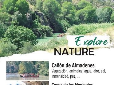 Paquete estrella: rafting turstico can de Almadenes , abrigos del pozo ,cueva de la nutria  y Cueva del Puerto. experiencias unidas por el agua