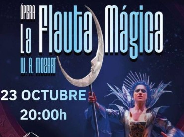 October 23 the Magic flute at the seafront auditorium in �guilas