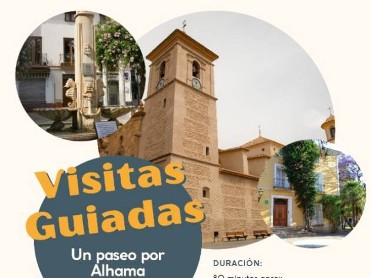 DECEMBER 5 GUIDED TOUR IN ENGLISH OF THE OLD CENTRE OF ALHAMA DE MURCIA