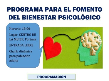 PROGRAMA PARA EL FOMENTO DEL BIENESTAR PSICOLÓGICO PROGRAMA PARA EL FOMENTO DEL BIENESTAR PSICOLÓGICO