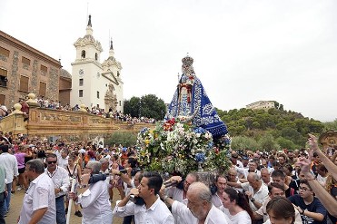 Romer�a de regreso de la Virgen de la Fuensanta a su Santuario