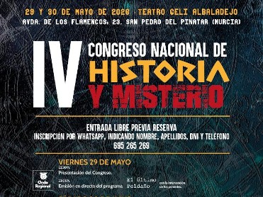 IV CONGRESO NACIONAL  HISTORIA Y MISTERIO