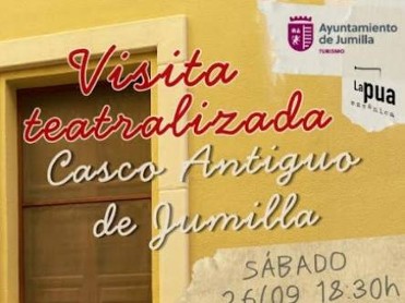 September 26 free dramatized tour of the historic 19th-century buildings in Jumilla