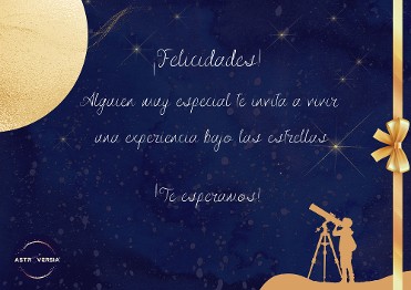 REGALA UNA EXPERIENCIA ASTROVERSIA