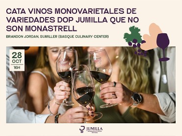  cata: vinos monovarietales de variedades dop Jumilla que no son monastrell - 16h