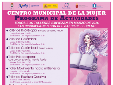 Talleres del centro de la mujer. 