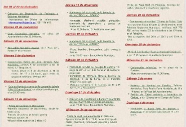 Programaci�n de Navidad en Abanilla