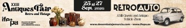  september 25 to 27 antiques and classic motor vehicles fair at the ifepa in Torre Pacheco