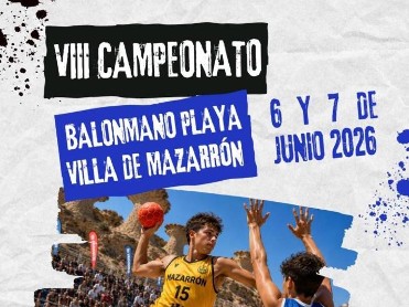  vIIi campeonato de balonmano playa villa de Mazarr�n 2026 