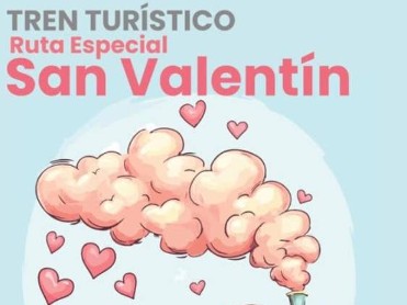 FEBRUARY 13 ST VALENTINE�S DAY TRIP ON BOARD THE TOURIST TRAIN IN LOS ALC�ZARES