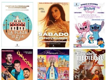 Actuaciones. Fiestas Patronales de Mazarrn 2025
