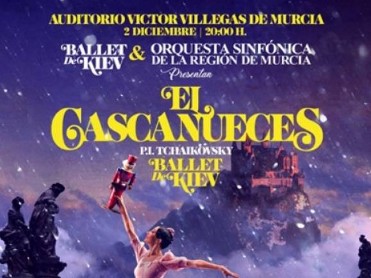 December 1 and 2 the nutcracker ballet at the auditorio v�ctor villegas in Murcia