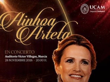 November 28 soprano ainhoa arteta at the auditorio v�ctor villegas in Murcia