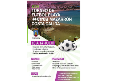 Torneo de Ftbol Playa - Costa Clida
