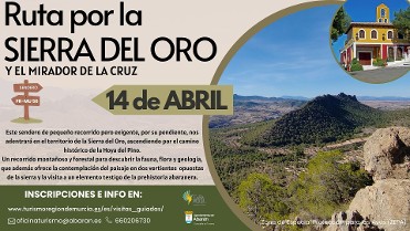 Ruta por la sierra del oro hasta el mirador de la Cruz y barranco del mortero
