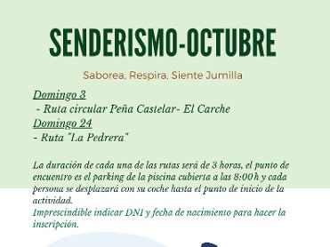 SENDERISMO SIERRA DE LA PEDRERA SENDERISMO SIERRA DE LA PEDRERA