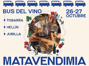 Bus del vino: matavendimia Jumilla - viaje tobarra > helln > Jumilla (ida y vuelta) - 26  27 octubre