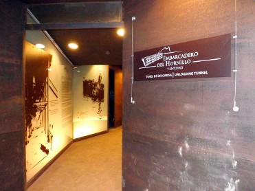 Quai d'embarcament El Hornillo et tunel du mus�e