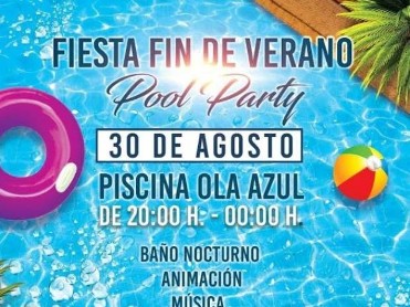 August 30 end-of-summer pool party in Los Alc�zares