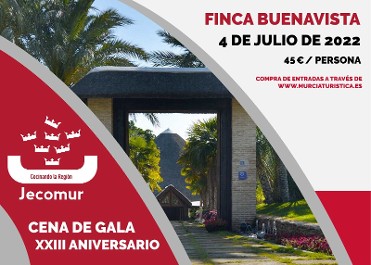 XXIIi cena de gala Aniversario jecomur