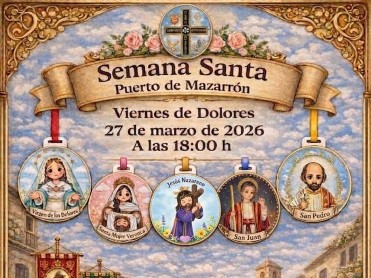 Procesi�n infantil. Semana Santa en Puerto de Mazarr�n