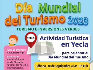 Actividad turística en Yecla para celebrar el día mundial del turismo 