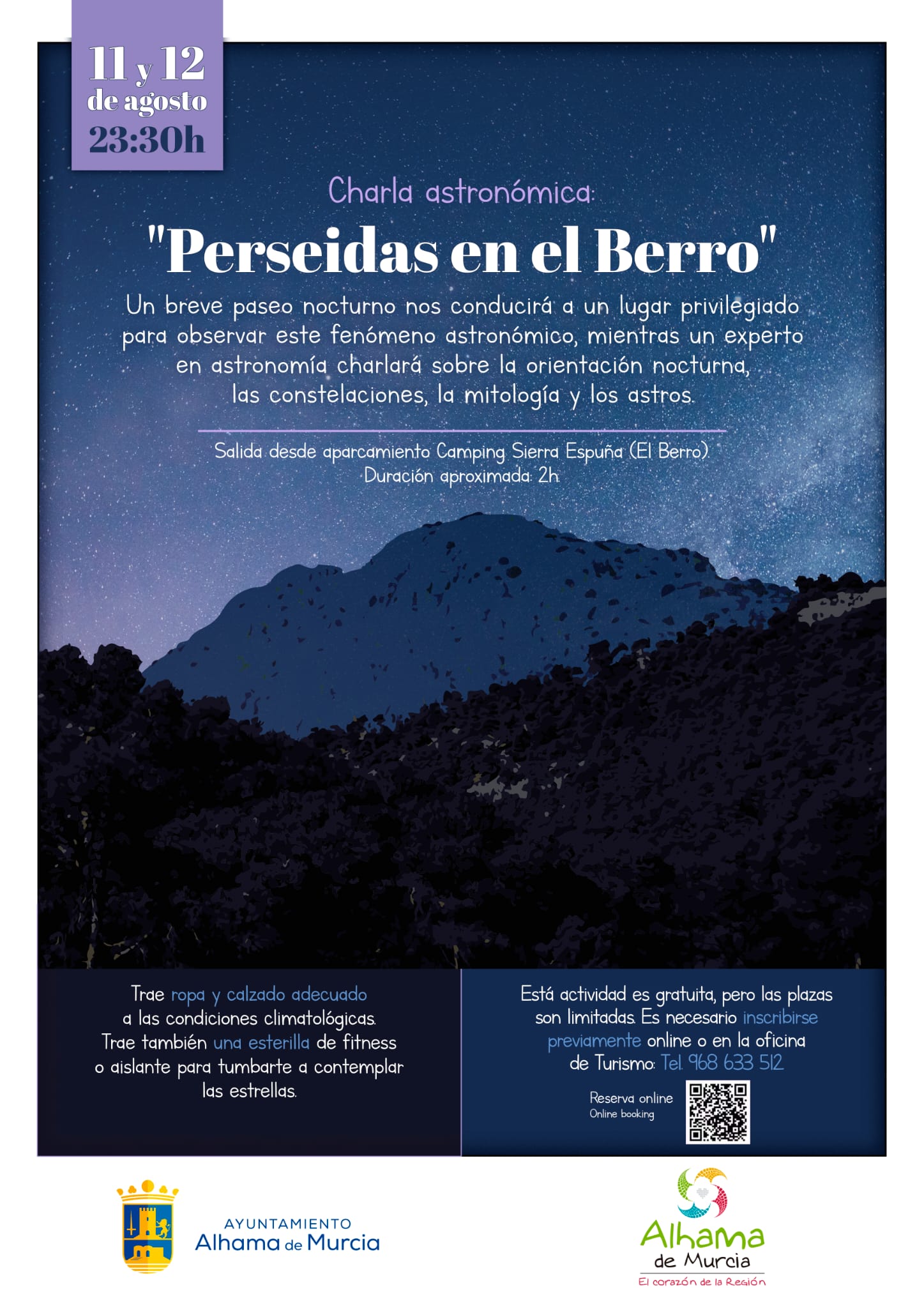 ASTRONOMY TALK PERSEIDAS EN EL BERRO