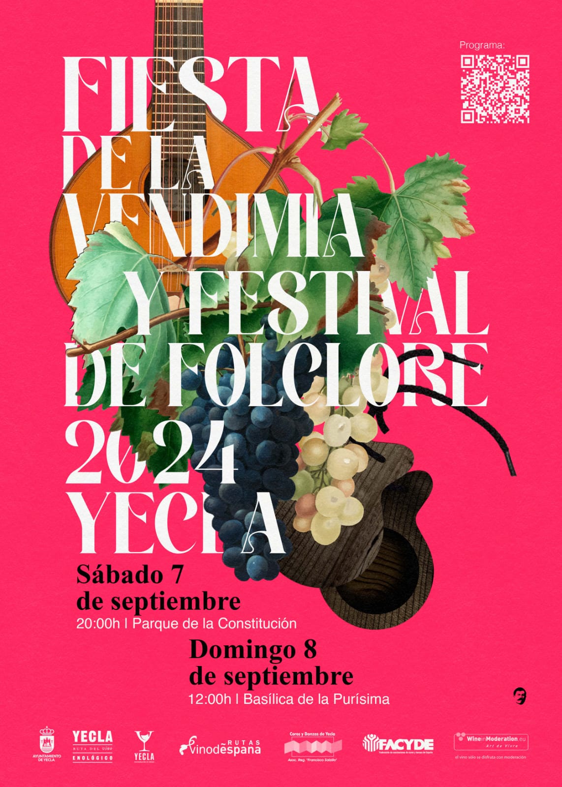 TICKETS TO PURCHASE 3 TAPAS AND 2 WINES AT THE YECLA 2023 WINE HARVEST FESTIVAL