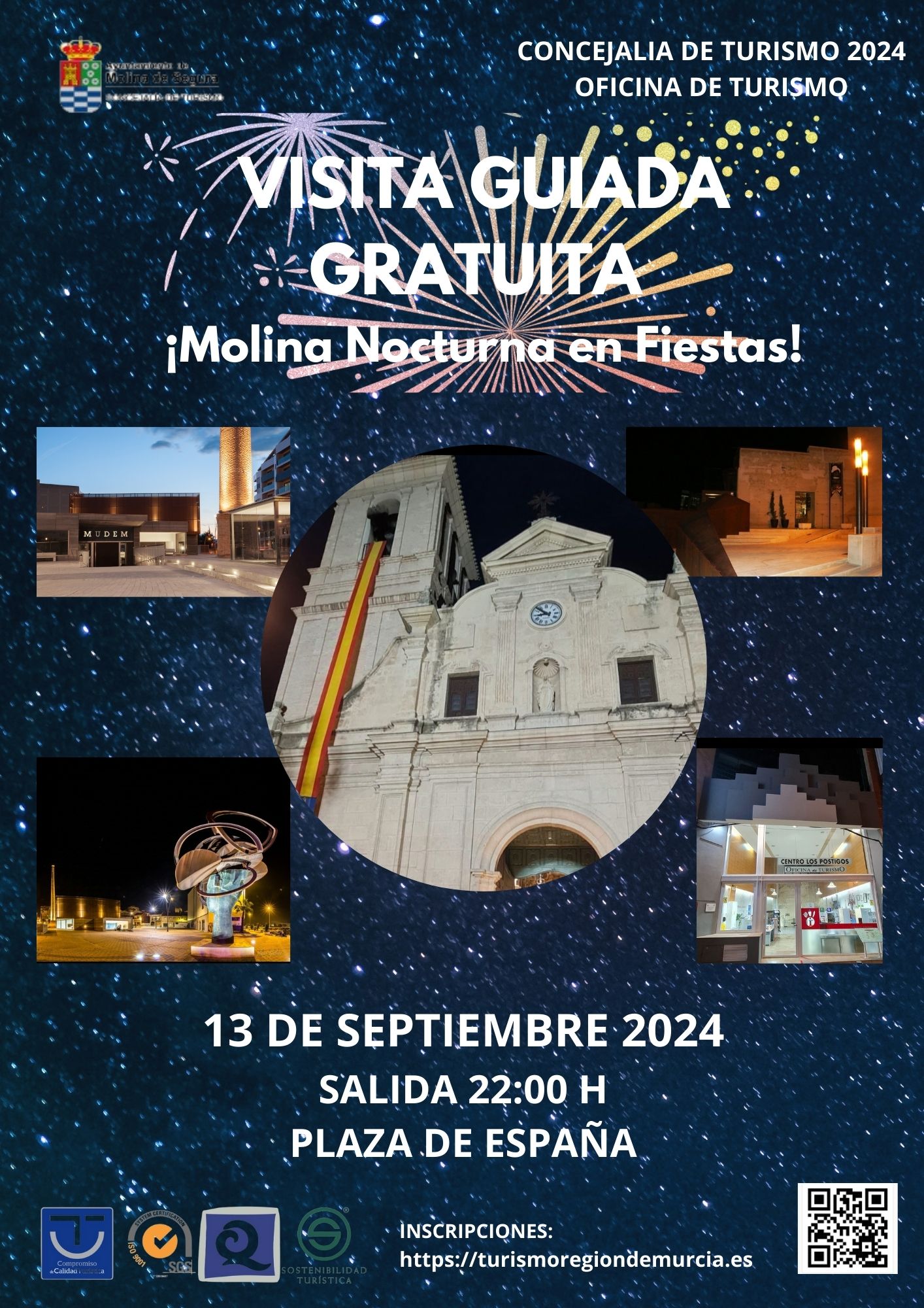 VISITA GUIADA GRATUITA MOLINA NOCTURNA EN FIESTAS