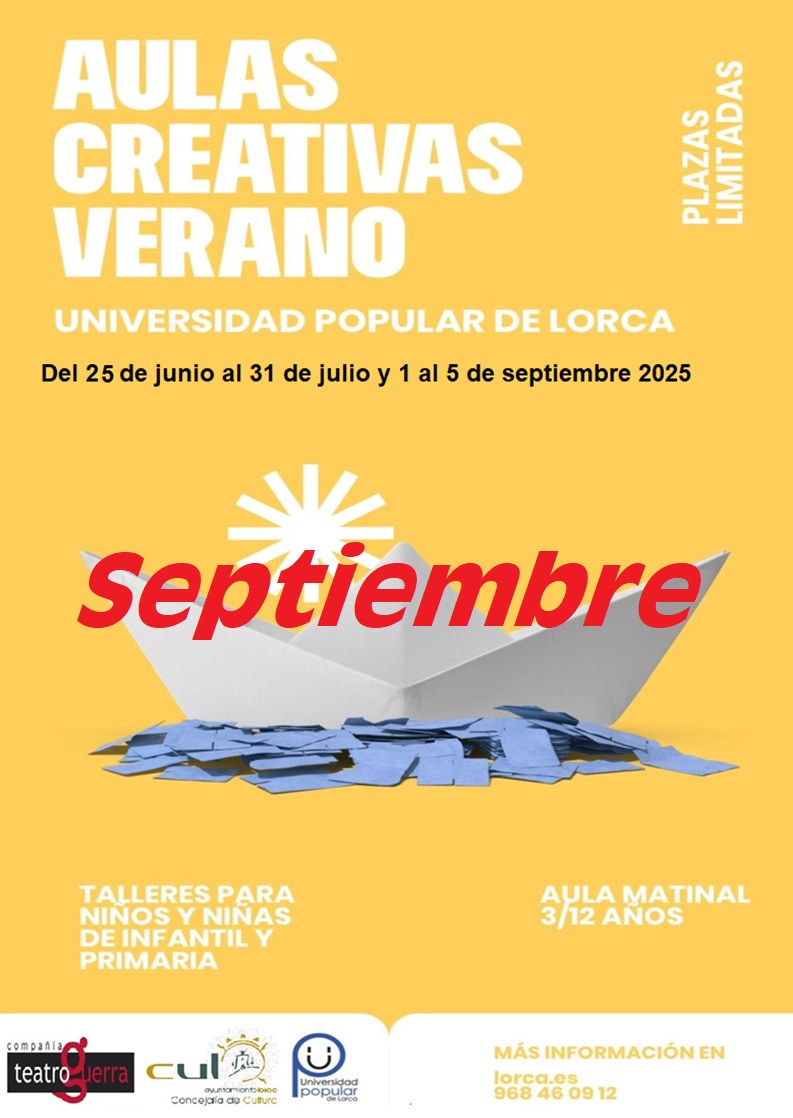 AULAS CREATIVAS EN VERANO UNIVERSIDAD POPULAR 2025