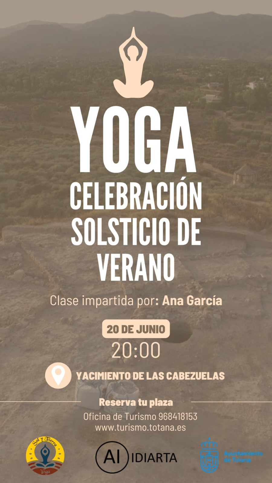 YOGA EN EL BALCN DEL YACIMIENTO DE LAS CABEZUELAS (20:00H)